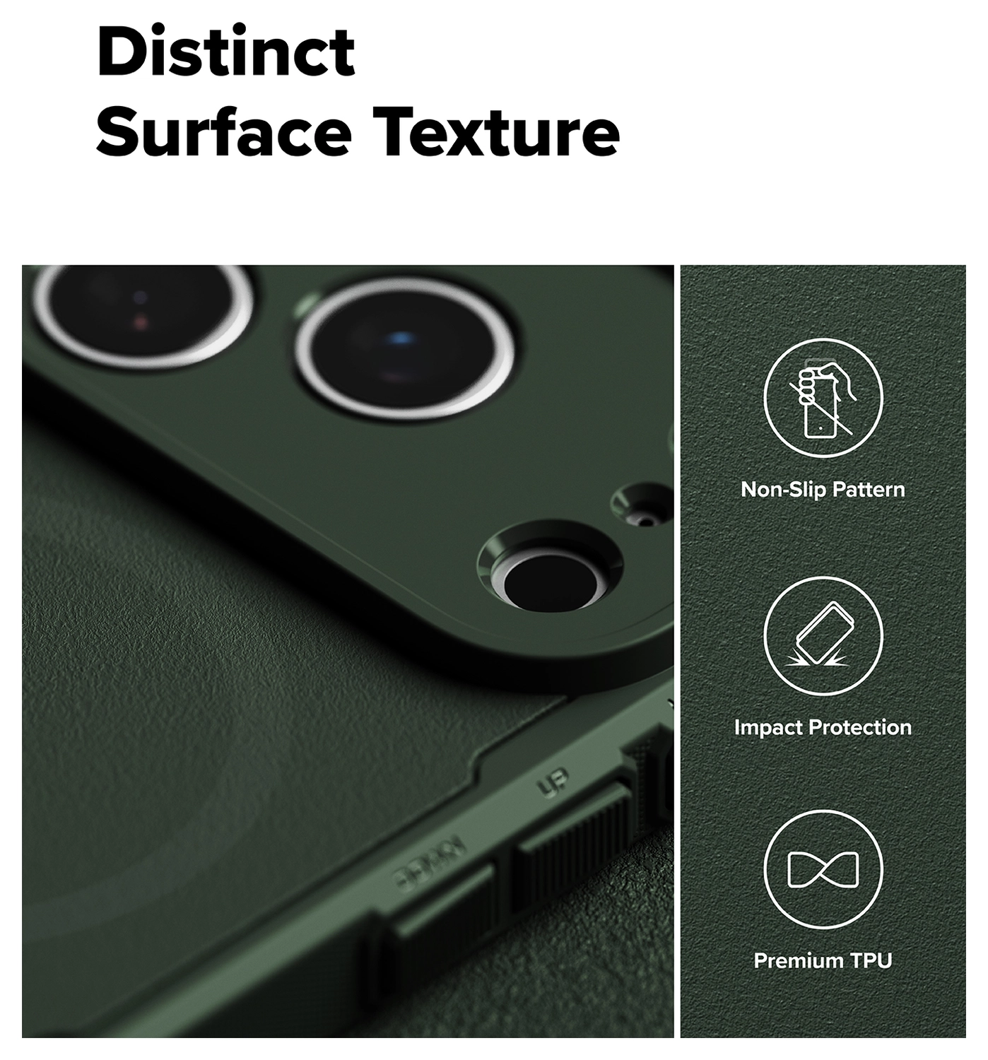 Ringke Rugged Gear Magnetic Apple iPhone 17 Pro Hoesje MagSafe Back Cover Groen afbeelding 4