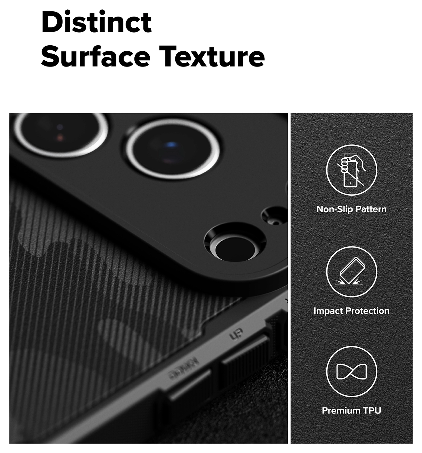 Ringke Rugged Gear Magnetic Apple iPhone 17 Pro Hoesje MagSafe Camo Zwart afbeelding 5