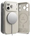 Ringke Silicone Magnetic Apple iPhone 17 Pro Hoesje MagSafe Back Cover Beige