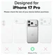 Ringke Silicone Magnetic Apple iPhone 17 Pro Hoesje MagSafe Back Cover Beige afbeelding 3