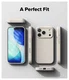Ringke Silicone Magnetic Apple iPhone 17 Pro Hoesje MagSafe Back Cover Beige afbeelding 9
