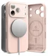 Ringke Silicone Magnetic Apple iPhone 17 Pro Hoesje MagSafe Back Cover Roze