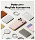 Ringke Silicone Magnetic Apple iPhone 17 Pro Hoesje MagSafe Back Cover Roze afbeelding 7