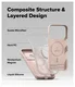 Ringke Silicone Magnetic Apple iPhone 17 Pro Hoesje MagSafe Back Cover Roze afbeelding 8