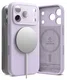 Ringke Silicone Magnetic Apple iPhone 17 Pro Hoesje MagSafe Back Cover Paars
