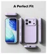 Ringke Silicone Magnetic Apple iPhone 17 Pro Hoesje MagSafe Back Cover Paars afbeelding 9