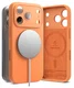 Ringke Silicone Magnetic Apple iPhone 17 Pro Hoesje MagSafe Back Cover Oranje afbeelding 1