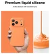 Ringke Silicone Magnetic Apple iPhone 17 Pro Hoesje MagSafe Back Cover Oranje afbeelding 4