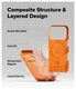 Ringke Silicone Magnetic Apple iPhone 17 Pro Hoesje MagSafe Back Cover Oranje afbeelding 8