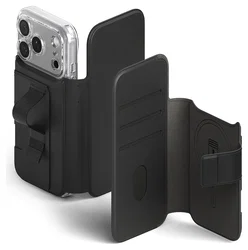Ringke Folio Grip Wallet Magnetic Apple iPhone 17 Pro Hoesje Zwart afbeelding