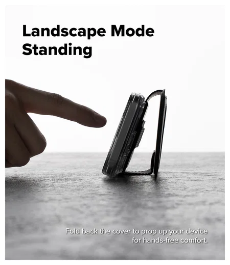 Ringke Folio Grip Wallet Magnetic Apple iPhone 17 Pro Hoesje Zwart afbeelding 3