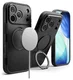 Ringke Alles iPhone 17 Pro Hoesje 360° MagSafe Standaard Zwart afbeelding 2