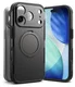Ringke Alles iPhone 17 Pro Hoesje 360° MagSafe Standaard Gunmetal afbeelding 14
