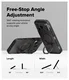 Ringke Alles iPhone 17 Pro Hoesje 360° MagSafe Standaard Gunmetal afbeelding 4