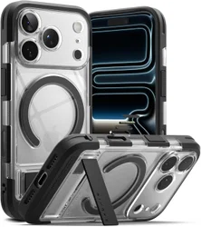 Ringke UX Magnetic Apple iPhone 17 Pro Hoesje MagSafe Transparant afbeelding
