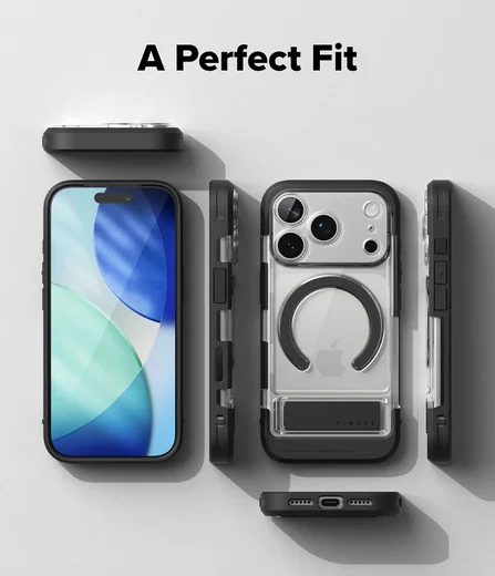 Ringke UX Magnetic Apple iPhone 17 Pro Hoesje MagSafe Transparant afbeelding 9
