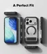Ringke UX Magnetic Apple iPhone 17 Pro Hoesje MagSafe Transparant afbeelding 9
