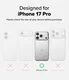 Ringke UX Magnetic Apple iPhone 17 Pro Hoesje MagSafe Transparant afbeelding 6