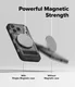 Ringke UX Magnetic Apple iPhone 17 Pro Hoesje MagSafe Smoke Zwart afbeelding 8