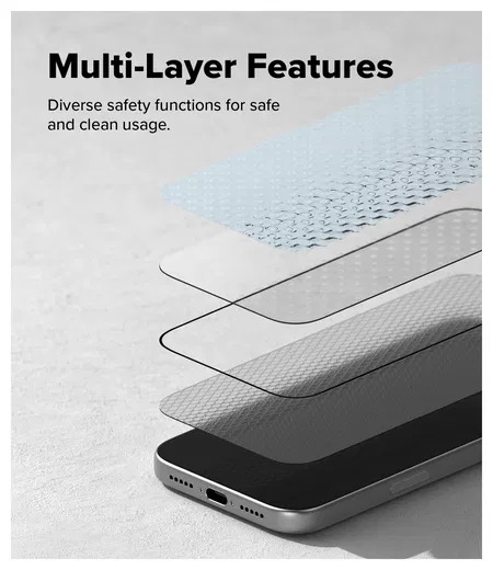 Ringke Easy Slide iPhone 17 Pro Screen Protector met Jig 2-Pack afbeelding 11