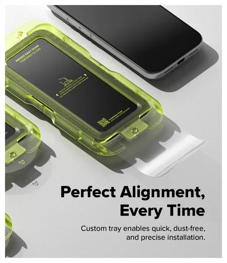 Ringke Easy Slide iPhone 17 Pro Screen Protector met Jig 2-Pack afbeelding 4