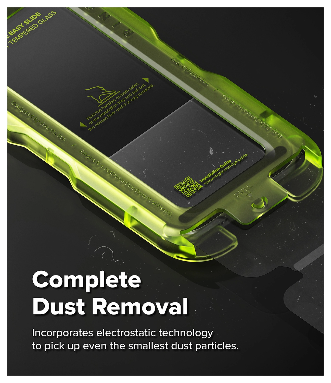 Ringke Easy Slide Privacy Glass iPhone 17 Pro Screen Protector Jig 2-Pack afbeelding 6