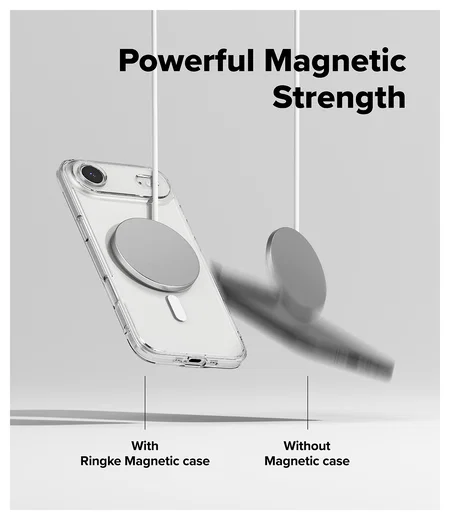 Ringke Fusion Magnetic Apple iPhone Air Hoesje MagSafe Transparant afbeelding 4