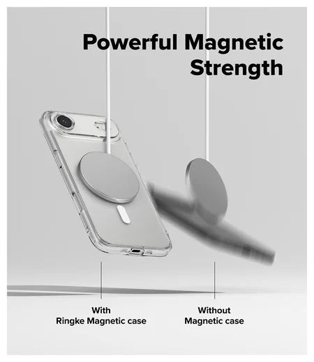 Ringke Fusion Magnetic Apple iPhone Air Hoesje MagSafe Matte Transparant afbeelding 5