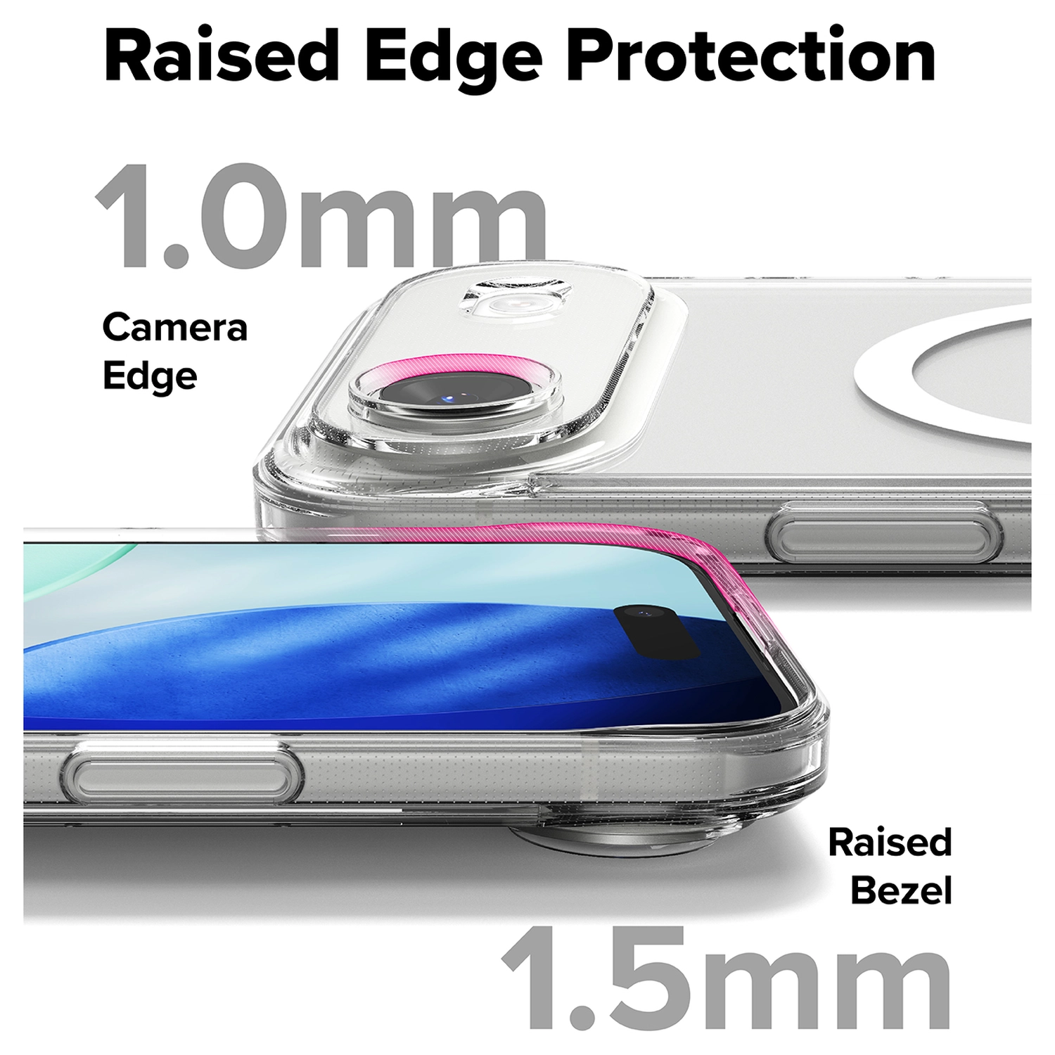 Ringke Fusion Magnetic Apple iPhone Air Hoesje MagSafe Matte Transparant afbeelding 7
