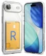 Ringke Fusion Card Apple iPhone Air Hoesje Kaarthouder Transparant afbeelding 1