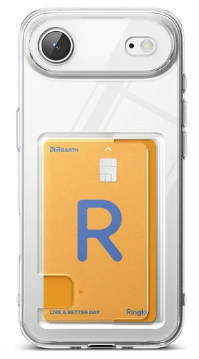 Ringke Fusion Card Apple iPhone Air Hoesje Kaarthouder Transparant afbeelding 10