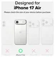 Ringke Fusion Card Apple iPhone Air Hoesje Kaarthouder Transparant afbeelding 3