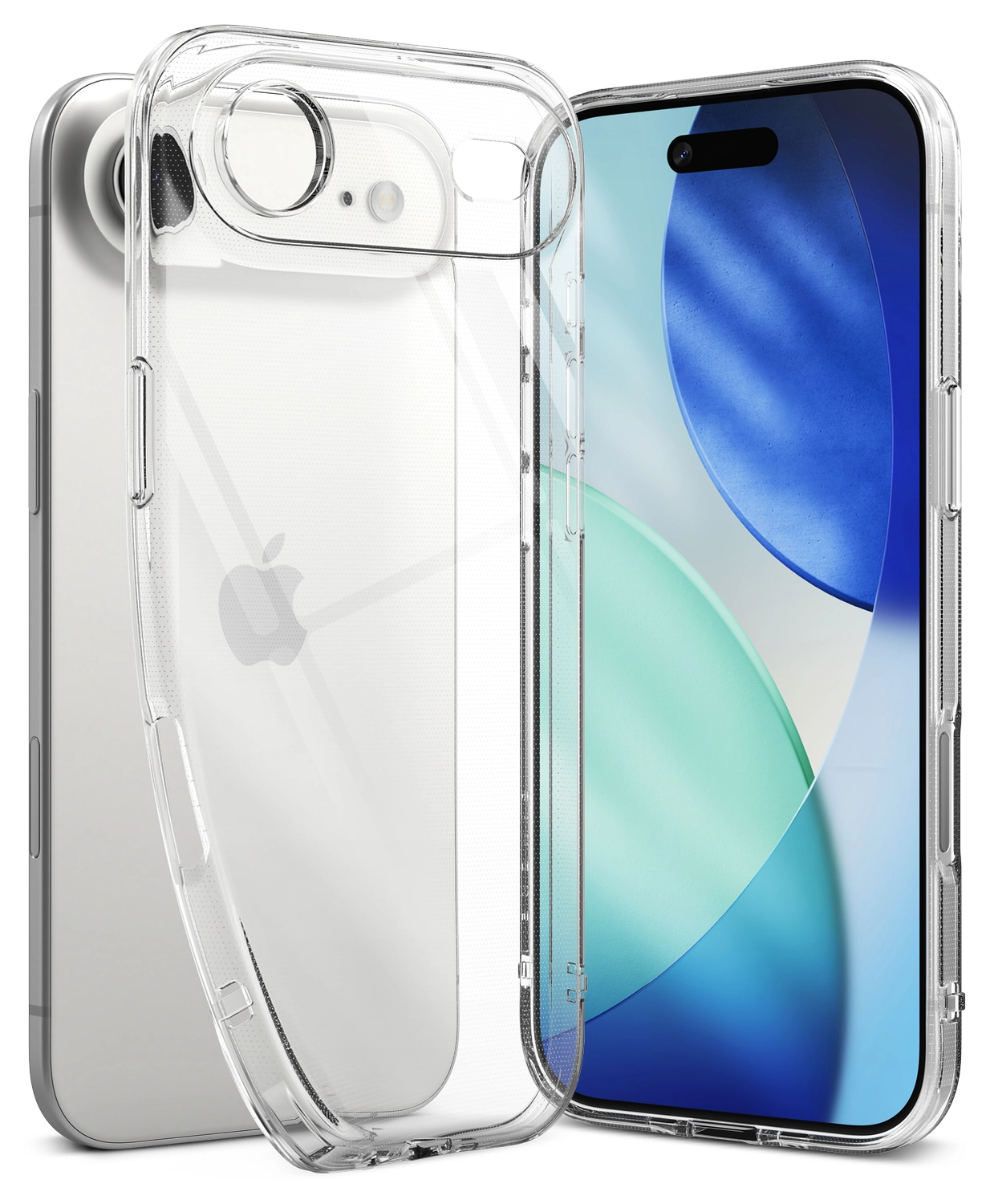 Ringke Air iPhone Air Hoesje Flexibel TPU Back Cover Transparant afbeelding 1