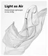 Ringke Air iPhone Air Hoesje Flexibel TPU Back Cover Transparant afbeelding 4
