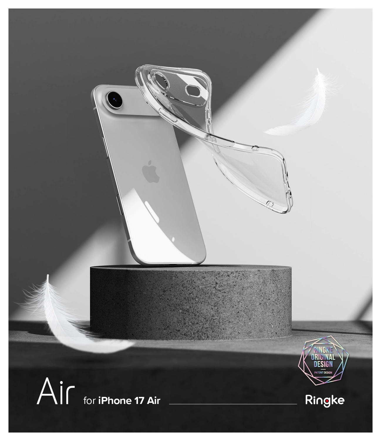 Ringke Air iPhone Air Hoesje Flexibel TPU Back Cover Transparant afbeelding 9