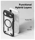 Ringke Fusion X Magnetic Apple iPhone Air Hoesje MagSafe Zwart afbeelding 6