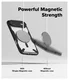 Ringke Fusion X Magnetic Apple iPhone Air Hoesje MagSafe Zwart afbeelding 7