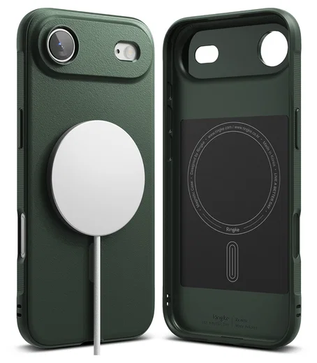 Ringke Onyx Magnetic Apple iPhone Air Hoesje MagSafe Groen afbeelding 11