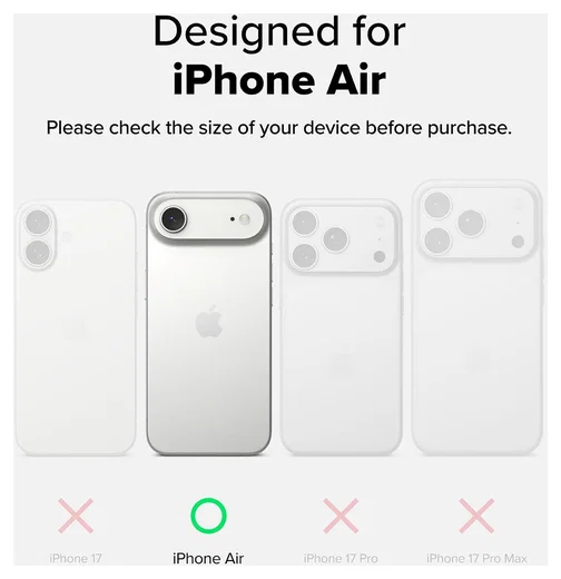 Ringke Onyx Magnetic Apple iPhone Air Hoesje MagSafe Groen afbeelding 3