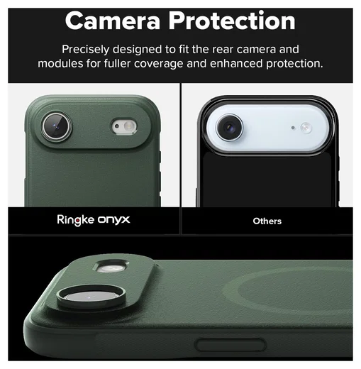 Ringke Onyx Magnetic Apple iPhone Air Hoesje MagSafe Groen afbeelding 5