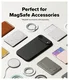 Ringke Silicone Magnetic Apple iPhone Air Hoesje MagSafe Back Cover Zwart afbeelding 8