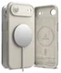 Ringke Silicone Magnetic Apple iPhone Air Hoesje MagSafe Back Cover Beige afbeelding 1
