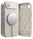 Ringke Silicone Magnetic Apple iPhone Air Hoesje MagSafe Back Cover Beige