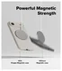 Ringke Silicone Magnetic Apple iPhone Air Hoesje MagSafe Back Cover Beige afbeelding 6