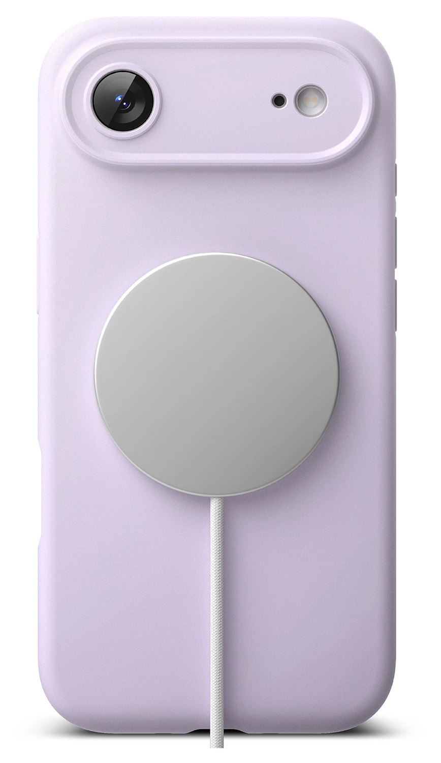 Ringke Silicone Magnetic Apple iPhone Air Hoesje MagSafe Back Cover Paars afbeelding 12