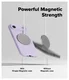 Ringke Silicone Magnetic Apple iPhone Air Hoesje MagSafe Back Cover Paars afbeelding 7