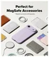 Ringke Silicone Magnetic Apple iPhone Air Hoesje MagSafe Back Cover Paars afbeelding 8