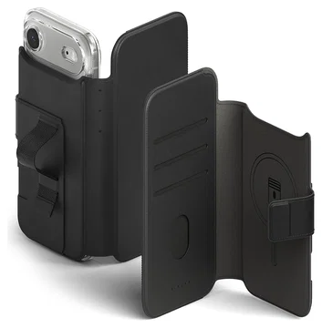 Ringke Folio Grip Wallet Magnetic Apple iPhone Air Hoesje Zwart