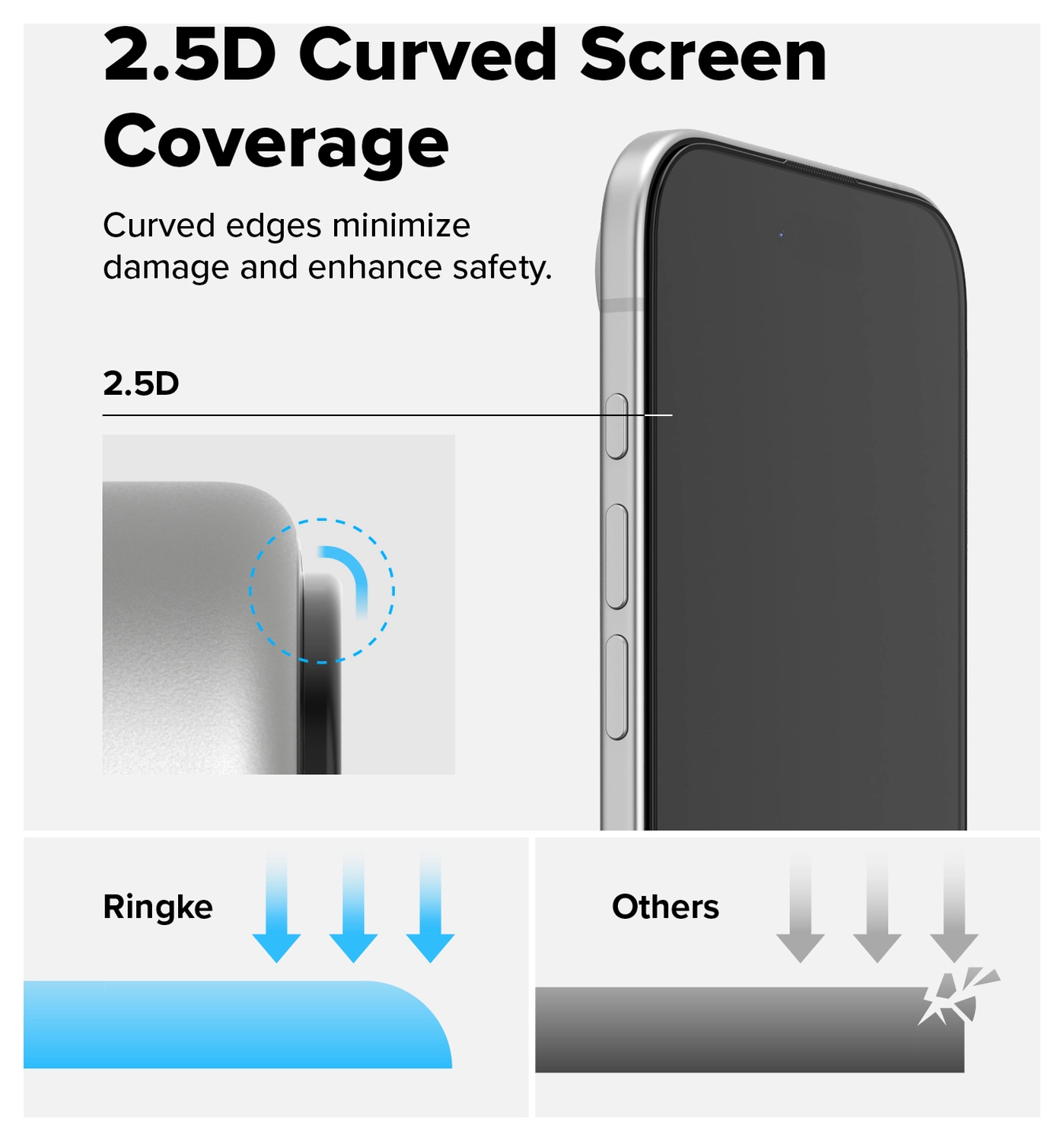 Ringke Easy Slide iPhone Air Screen Protector met Jig 2-Pack afbeelding 10