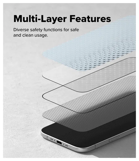 Ringke Easy Slide iPhone Air Screen Protector met Jig 2-Pack afbeelding 11